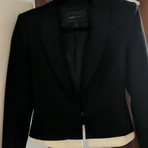 BCBG black and white blazer